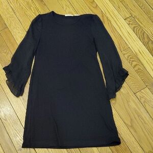 Allison Brittney Black Long Sleeve Dress Sz Small
